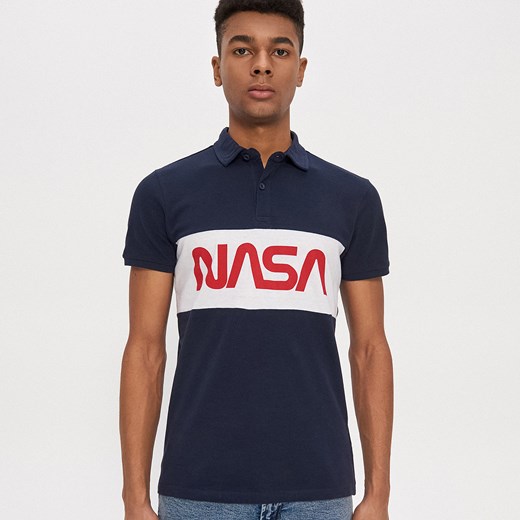 House - Koszulka polo NASA - Granatowy  House M 
