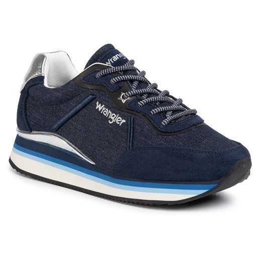 Sneakersy WRANGLER - Jungle Denim WL01610A  Blue 100