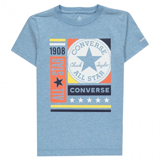 T-shirt chłopięce Converse z krótkimi rękawami 