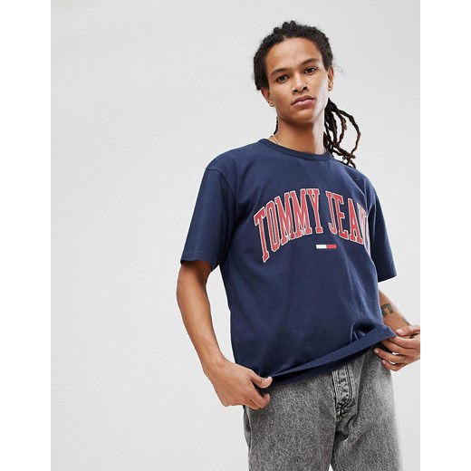 Tommy Jeans Collegiate Capsule – Granatowy T-Shirt  Tommy Jeans L Asos Poland