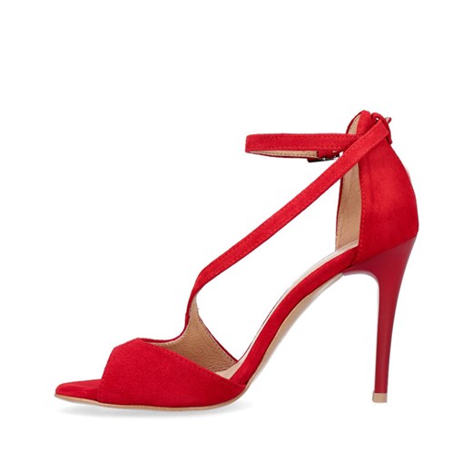 Sandały czerwone na szpilce  Arturo Vicci 39 