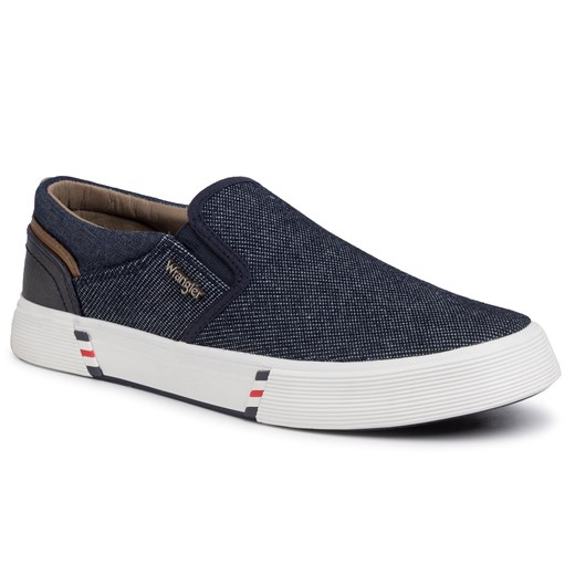 Tenisówki WRANGLER - Monument Slip On WM01002A Blue Japan 559