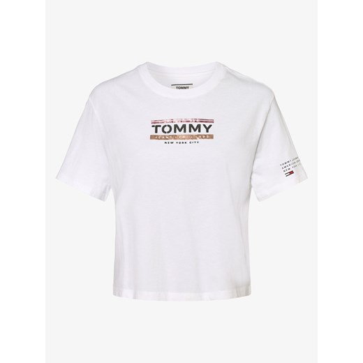 Tommy Jeans - T-shirt damski, czarny Tommy Jeans  M vangraaf