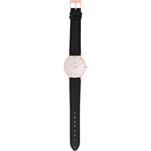 Zegarek kwarcowy w kolorze różowozłoto-perłowo-czarnym  Clueless OneSize Limango Polska okazyjna cena 