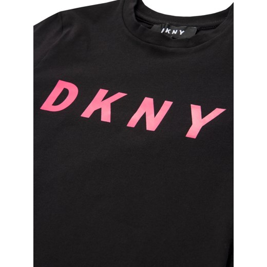 DKNY T-Shirt D35Q47 D Czarny Regular Fit