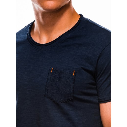 T-shirt męski Ombre z krótkimi rękawami gładki 