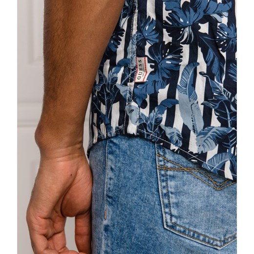 Koszula męska Guess Jeans z krótkim rękawem 