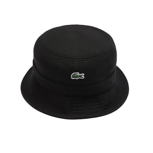 Kapelusz Lacoste Cotton Bucket Hat czarny  Lacoste L bludshop.com