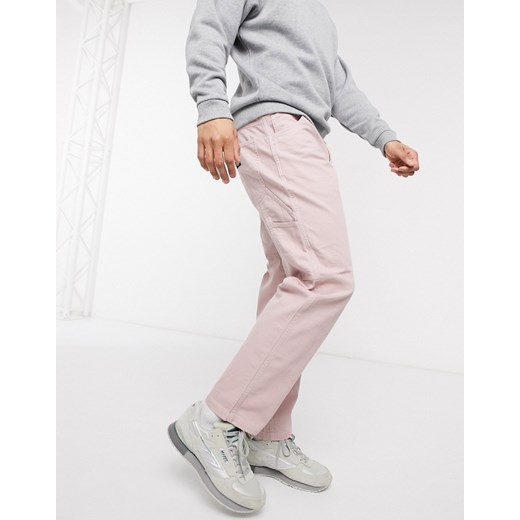Dickies Fairdale – Różowe spodnie w stylu carpenter-Różowy  Dickies 30" Reg Asos Poland