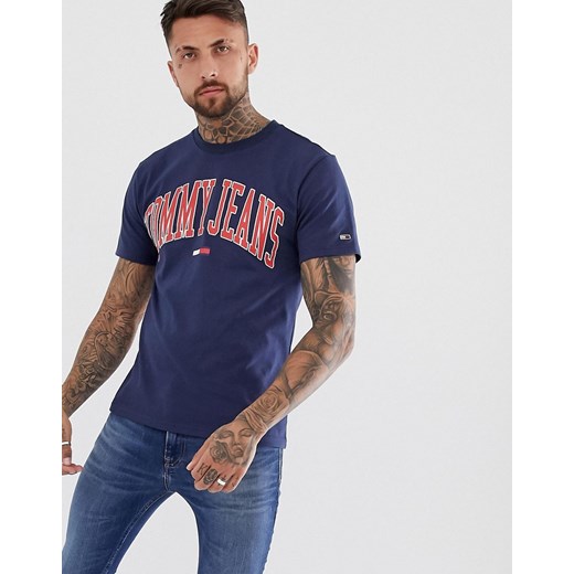 Tommy Jeans – collegiate – capsule – Granatowy t-shirt  Tommy Jeans M Asos Poland