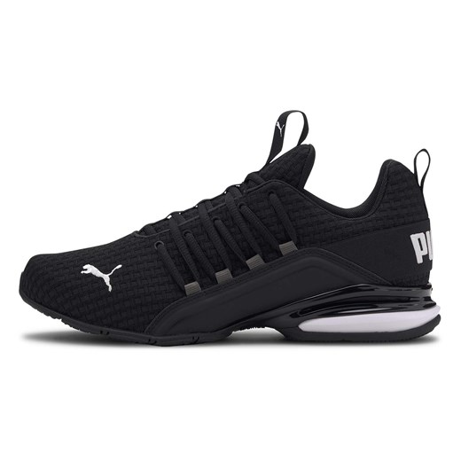 Męskie buty AXELION BLOCK PUMA BLACK-PUMA WHITE 19314801 PUMA, Płeć - MEN, Kolor - BLACK-WHITE, Rozmiar - 47