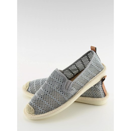 Espadryle siateczkowe szare F01B GREY   36 omnido.pl