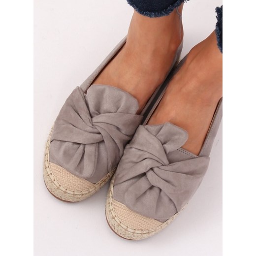 Espadryle damskie szare LL-219P GREY   37 omnido.pl