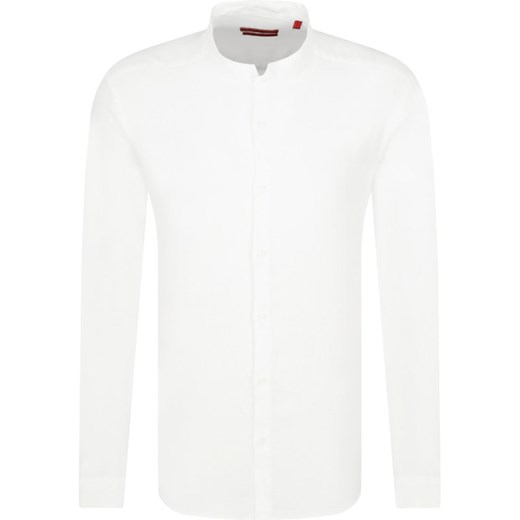 Hugo Lniana koszula Elvorini | Extra slim fit Hugo Boss  XL Gomez Fashion Store