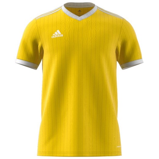 Koszulka męska adidas Tabela 18 Climalite żółta piłkarska, sportowa  adidas M kajasport.pl wyprzedaż 