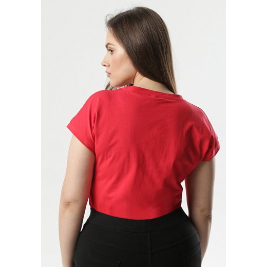 Czerwony T-shirt Aigalyse Born2be  XL/XXL Born2be Odzież