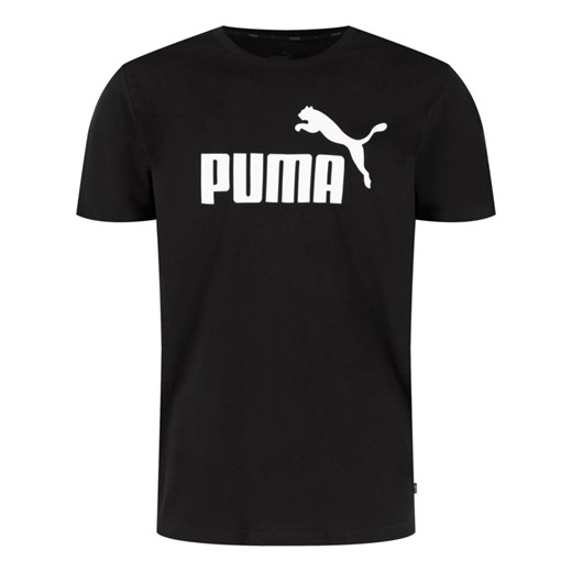 T-shirt męski Puma z napisami z krótkimi rękawami w sportowym stylu 