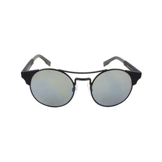 Męskie okulary przeciwsłoneczne w kolorze czarno-niebieskim BOSS Hugo Boss  52 okazyjna cena Limango Polska 
