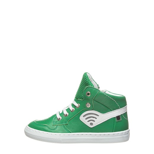Skórzane sneakersy w kolorze zielonym  Bo-bell 31 wyprzedaż Limango Polska 