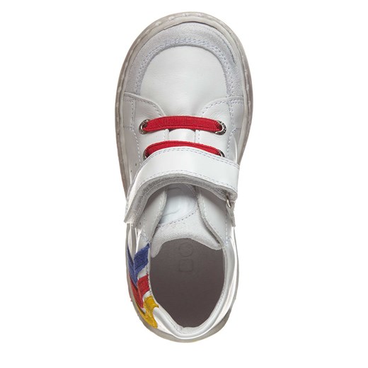 Skórzane sneakersy w kolorze białym Bo-bell  26 wyprzedaż Limango Polska 