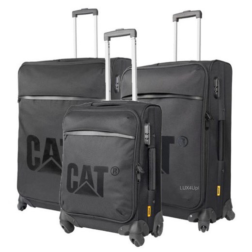 Zestaw walizek  CAT C4 lux4u-pl szary Akcesoria