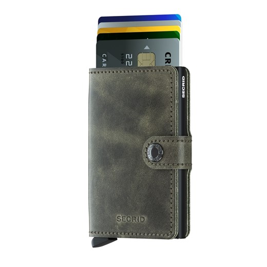 Secrid specjalny portfel skórzany Mini Wallet Vintage Olive Secrid   Differenta.pl