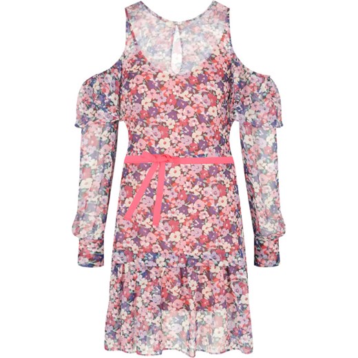 Sukienka Twinset mini wiosenna z długim rękawem różowa 