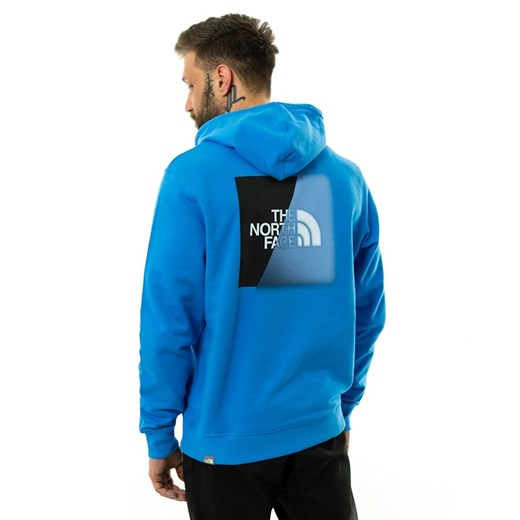 Bluza męska z kapturem The North Face hoody Graphic clear lake blue (NF0A492AME9) The North Face  XL matshop.pl