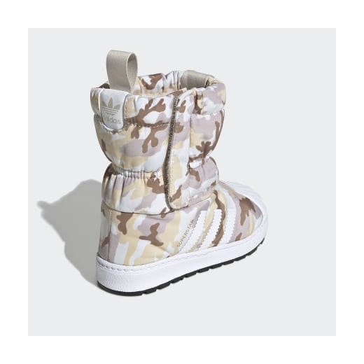 Buty zimowe dziecięce Adidas śniegowce na rzepy 