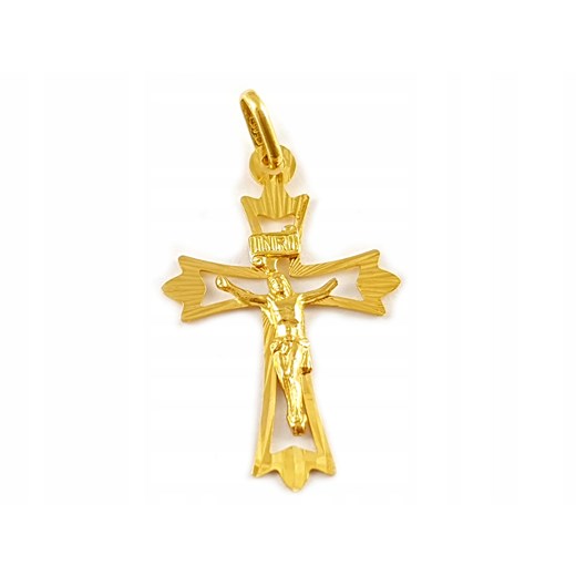 Złoty Wisiorek Krzyżyk Złoto 585