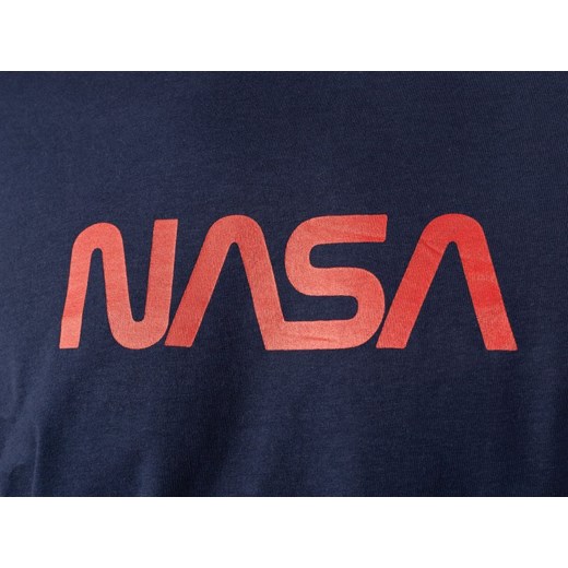 T-shirt męski Nasa z krótkimi rękawami 