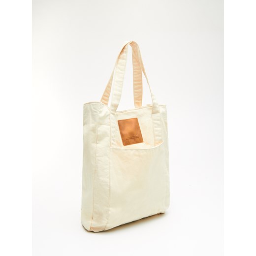 Cropp shopper bag matowa duża na ramię bez dodatków 
