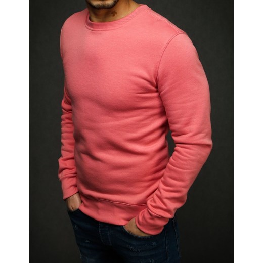Różowa bluza męska Dstreet 