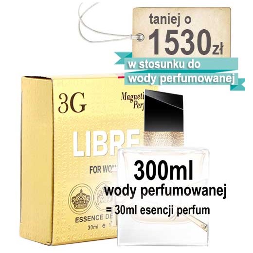 Esencja Perfum odp. Libre YSL /30ml 3G Magnetic Perfume   esencjaperfum.pl