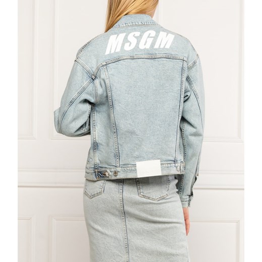 MSGM Kurtka jeansowa | Loose fit  MSGM 36 Gomez Fashion Store
