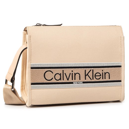 Torebka CALVIN KLEIN - Stripe Logo Crossbody K60K606298 TD1