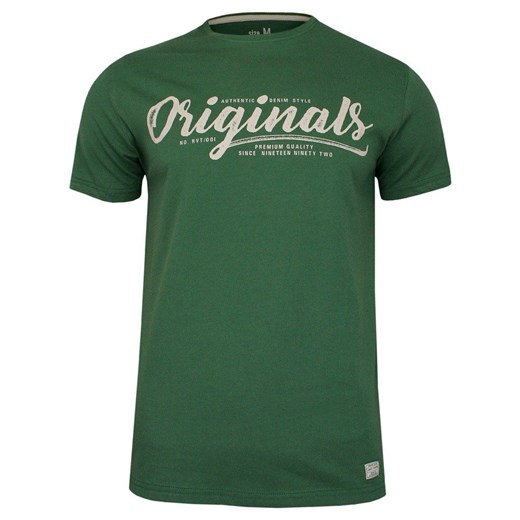 Zielony T-shirt Męski, Krótki Rękaw -Just Yuppi- Koszulka, z Nadrukiem, w Napisy, Originals TSJTYUP10001kol8zielony  Just yuppi XXL JegoSzafa.pl