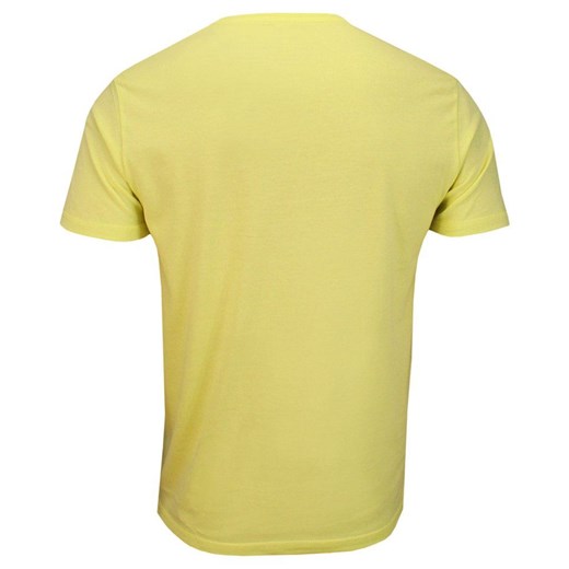 Żółty T-shirt Męski, Krótki Rękaw -Just Yuppi- Koszulka, z Nadrukiem, Koszulka w Napisy, Kanarkowa TSJTYUP10000kol9zolty  Just yuppi XL JegoSzafa.pl