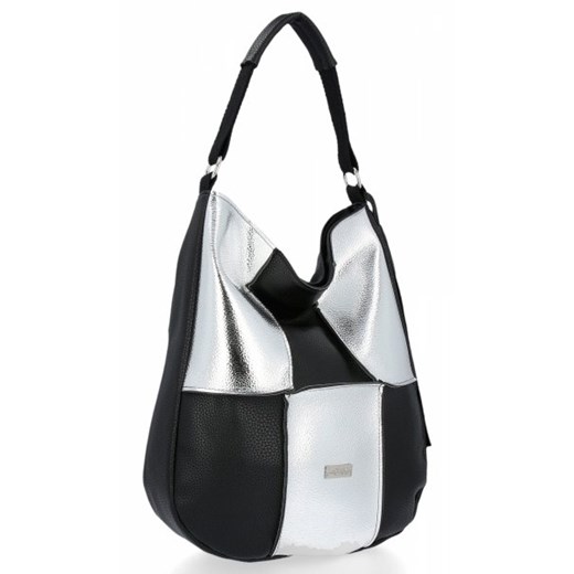 Shopper bag Conci na ramię wielokolorowa glamour 