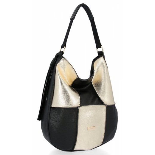 Shopper bag wielokolorowa Conci matowa w stylu glamour bez dodatków średnia 