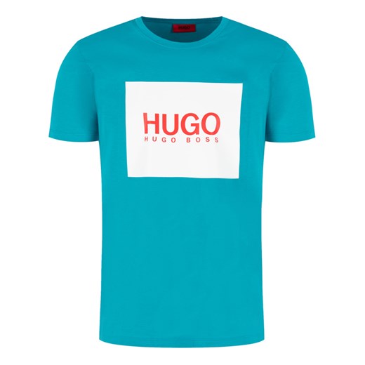 Hugo T-Shirt Dolive201 50422155 Niebieski Regular Fit