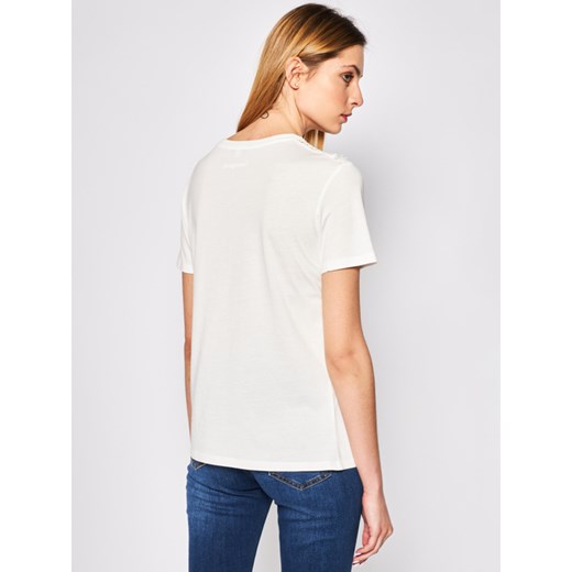 Desigual T-Shirt Tropic Thoughts 20SWTK15 Biały Regular Fit