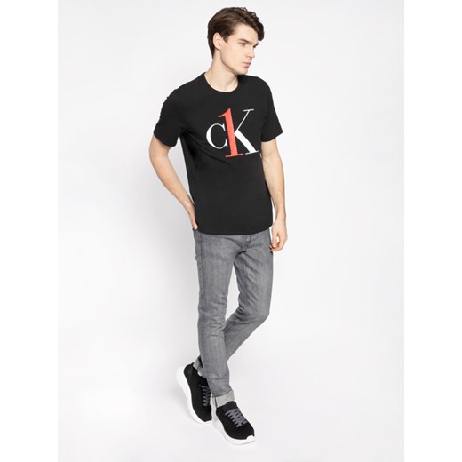 T-shirt męski Calvin Klein Underwear z krótkim rękawem na wiosnę z napisami 
