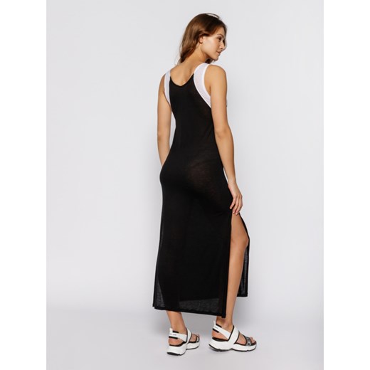 Calvin Klein Swimwear Sukienka plażowa KW0KW01012 Czarny Regular Fit