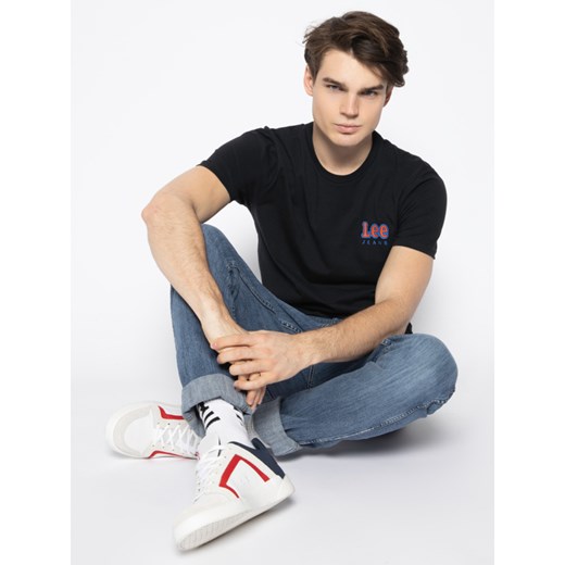 Lee T-Shirt Chest Logo Tee L64RFE01 Czarny Regular Fit