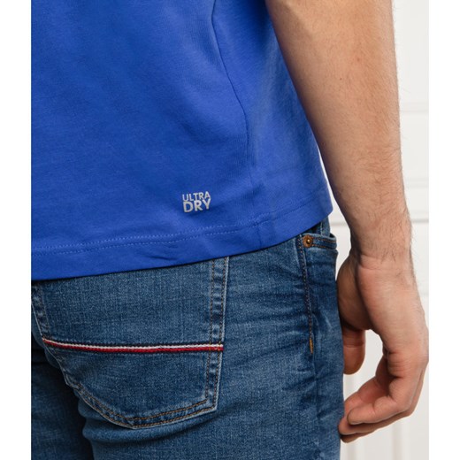 T-shirt męski Lacoste gładki z krótkimi rękawami 