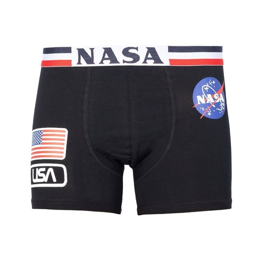 Bokserki Nasa Boxer Flag-USA Black NASA-BOXER12 Nasa  XL saleneo.pl