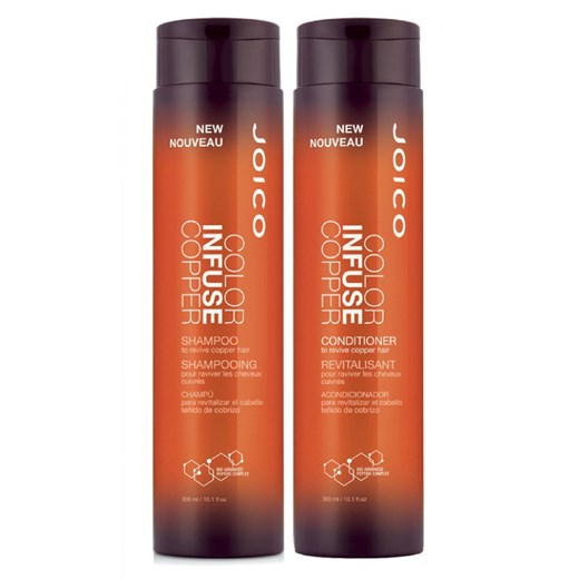 Joico Color Infuse Copper | Zestaw podkreślający kolor włosów miedzianych: szampon 300ml + odżywka 300ml