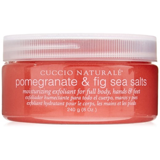 Cuccio Sea Salts | Sól morska do peelingu dłoni, stóp i ciała - owoc granatu i figa 240g