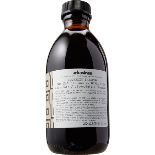 Davines Alchemic Chocolate | Szampon do włosów ciemnobrązowych i czarnych 280ml